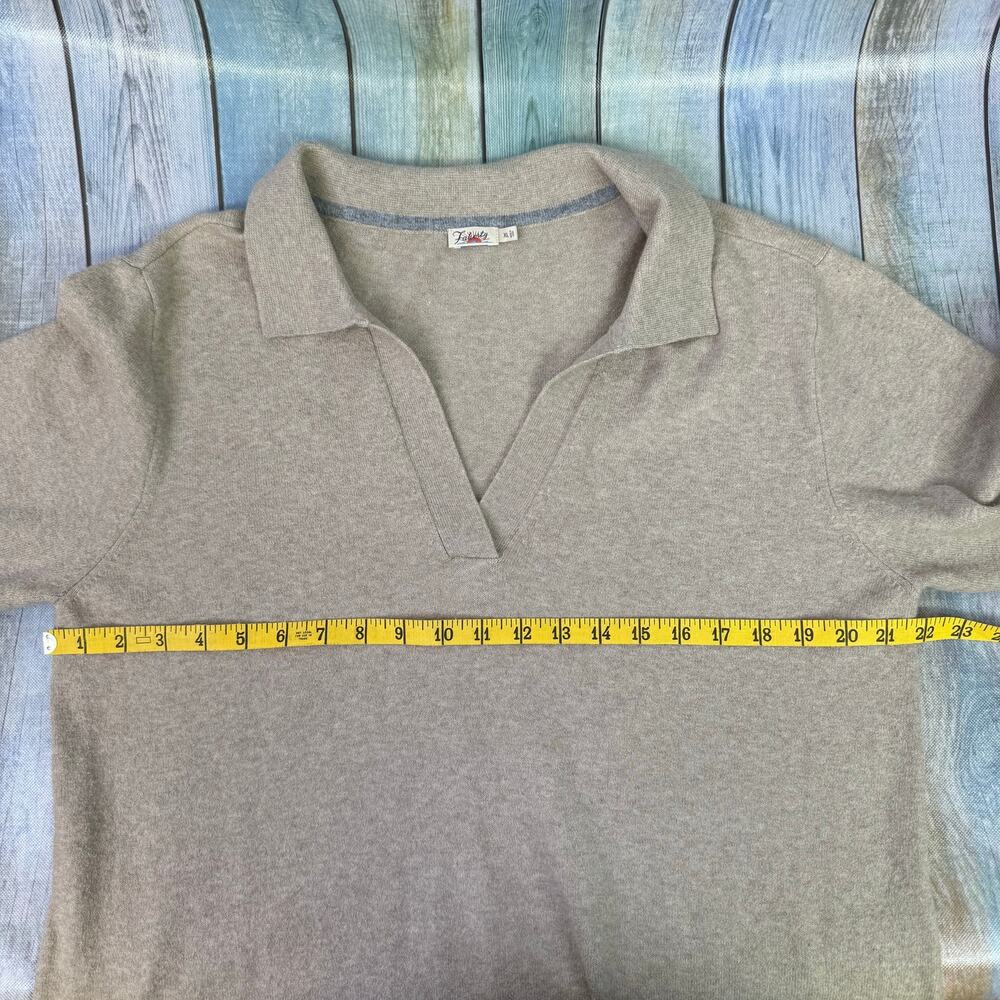 Faherty Jackson Sweater Dress Tan Oatmeal Long Sweater XL - Picture 8 of 10